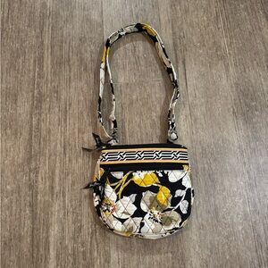 Vera Bradley Little Flap Hipster Crossbody Bag in Dogwood - Retired Pattern